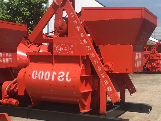 Chuxiong JS1000 type double horizontal shaft forced mixer